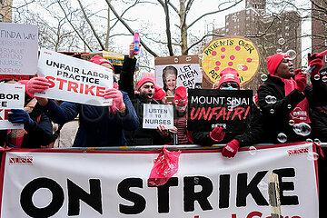 US-New York-Nurses-Strike