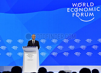 Schweiz-Davos-Welt-Wirtschaftsforum Annual Meeting China-Vice Premier-Speech