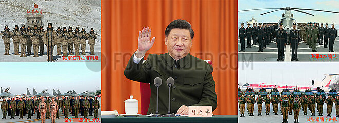 China-Beijing-Xi Jinping-bewaffnete Streitkräfte (CN)