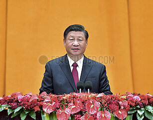China-Beijing-CPC Central Committee-State Council-Spring Festival-Rezeption (CN)