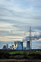 RWE Kraftwerk Neurath  Grevenbroich  Nordrhein-Westfalen  Deutschland