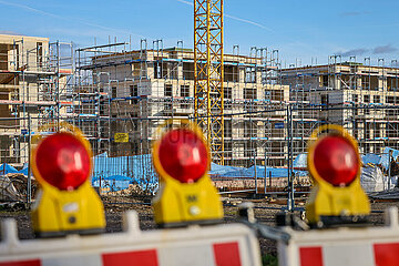 Wohnungsbau  Neubauprojekt  Bedburg  Nordrhein-Westfalen  Deutschland