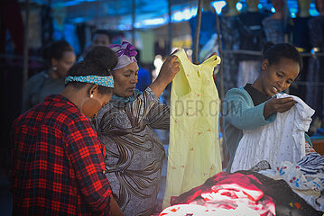 Äthiopien-Addis Abeba-Sonntagsmärkte
