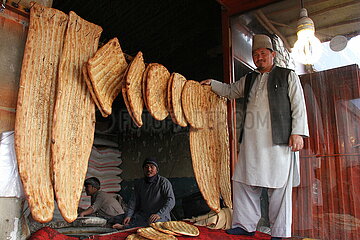 AFGHANISTAN-BALKH-DAILY LIFE-NAAN BAKERY