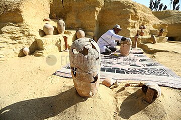 Ägypten-saqqara-archäologische Gräber