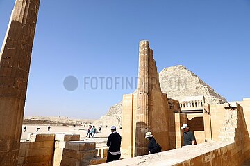 Ägypten-Saqqara-Schritt-Pyramid-Tourismus