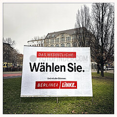 Waehlen Sie - Linke Wahlplakat