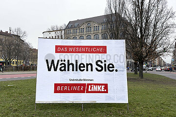 Waehlen Sie - Linke Wahlplakat
