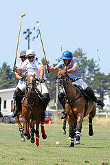 Deauville  Polospieler in Aktion