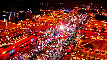 China-Shaanxi-Xi'an-Lights und Laternen (CN)