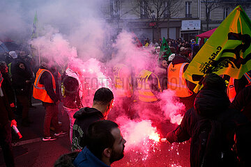 FRANCE-PARIS-PENSION REFORMS-PROTEST