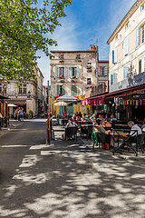 France  Provence. Bouches-du-Rhone (13) Arles  Forum square