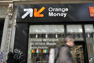 FRANCE. PARIS (75) ORANGE MONEY AGENCY. MONEY TRANSFER AND MOBILE PAYMENT SERVICE OF THE ORANGE GROUP  OFFERED IN MOST AFRICAN COUNTRIES WHERE THE OPERATOR IS PRESENT.
