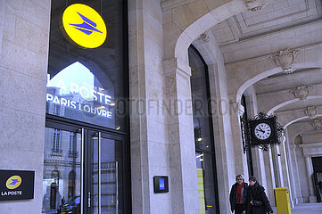 FRANCE. PARIS (75) 1ST DISTRICT. THE CENTRAL POST OFFICE OF THE LOUVRE AFTER RENOVATION