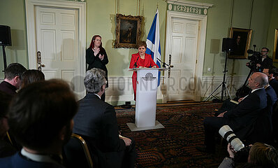 Großbritannien-Edinburgh-Scotland-First Minister-Resignation