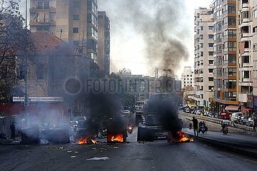 Libanon-Zeirut-Finanziell-Krisenprotest