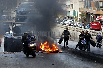 Libanon-Zeirut-Finanziell-Krisenprotest