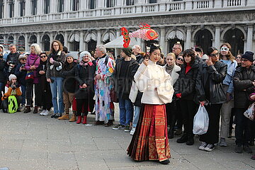 Italien-Venice-Venice Carnival-Hanfu