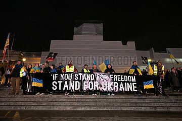 1 year war: United For Ukraine Vigil