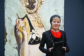 Ausstellung von Cornelia Schleime  ich lass mich nicht spannen lass mich nicht flechten   Staedtische Galerie Dresden