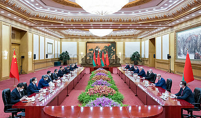 China-Beijing-Xi Jinping-Belarus-Lukashenko-Talks (CN)