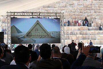 Ägypten-giza-khufu pyramid-neuer Korridorentscheidung