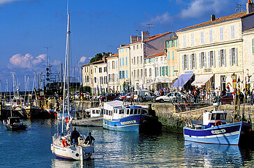 France. Charente Maritime (17) Ile de re. Saint-Martin village. Clemenceau wharf