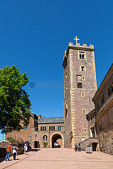 Deutschland  Eisenach - Im Inneren der Wartburg (UNESCO-Welterbe)  vier Baustile: Romanik  Gotik  Renaissance und Historismus