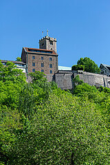 Deutschland  Eisenach - Die Wartburg (UNESCO-Welterbe)  vier Baustile: Romanik  Gotik  Renaissance und Historismus