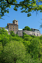 Deutschland  Eisenach - Die Wartburg (UNESCO-Welterbe)  vier Baustile: Romanik  Gotik  Renaissance und Historismus