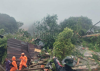 Indonesien-Riau Island-Landslide