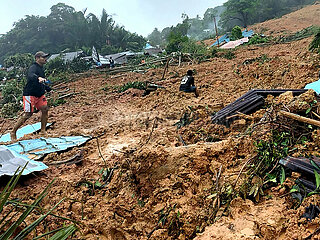 Indonesien-Riau Island-Landslide