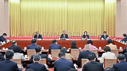 (Zwei Sitzungen) China-Zhao Leji-CPPCC-Gruppen-Treffen (CN)