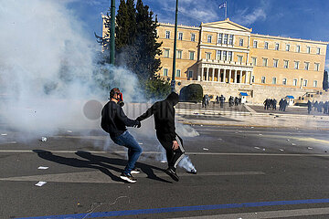 Griechenland-Kathemen-Demonstration