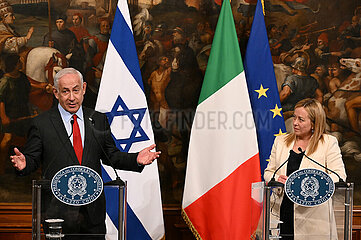 Italien-rome-pm-israel-pm-meeting italien-rome-pm-israel-pm-meeting