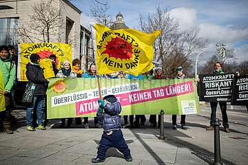 Mahnwache gegen Atomkraft in München