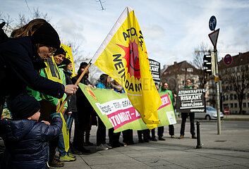 Mahnwache gegen Atomkraft in München