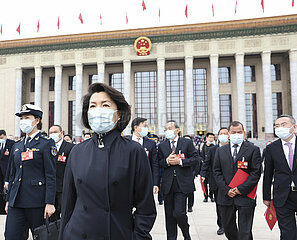 (Zwei Sitzungen) China-Beijing-NPC-Closen-Treffen (CN)