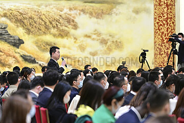 (Zwei Sitzungen) China-Beijing-Premier-Press-Konferenz (CN)