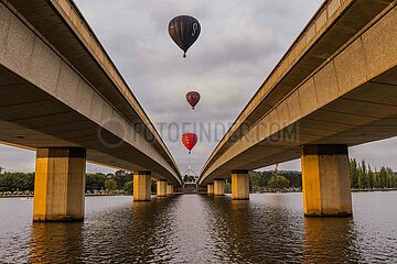 Australien-Canberra-HOT-Luftballons