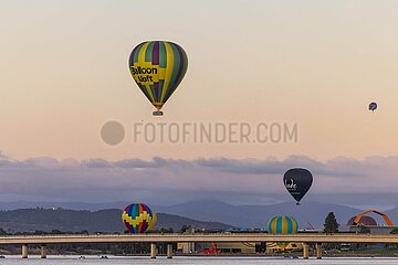 Australien-Canberra-HOT-Luftballons