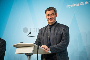 Pressekonferenz der Bayrischen Staatsregierung zu Wirtschaftsthemen