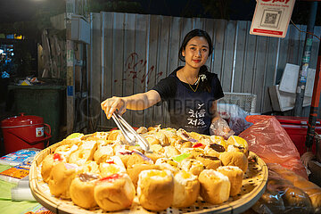 Laos-Vientiane-Nacht-Markt