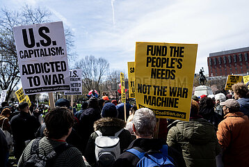 USA-Washington  D.C.-Anti-War-Demonstration