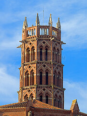 France. Occitany. Haute-Garonne (31) Toulouse. Jacobins bell tower