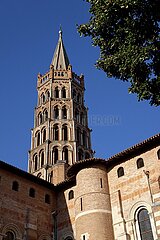 France. Occitany. Haute-Garonne (31) Toulouse. Basilique Saint-Sernin