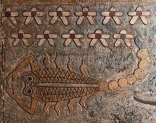 Ägypten-Luxor-Archneologie-Zodiac-Wandgemälde
