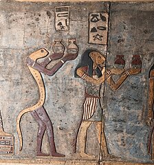 EGYPT-LUXOR-ARCHEOLOGY-ZODIAC MURAL