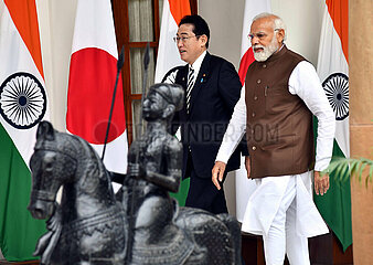 INDIA-NEW DELHI-JAPAN-PRIME MINISTER-MEETING