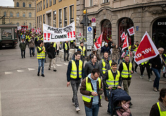 TVöD: 6000 öffentliche Beschäftigte streiken in München